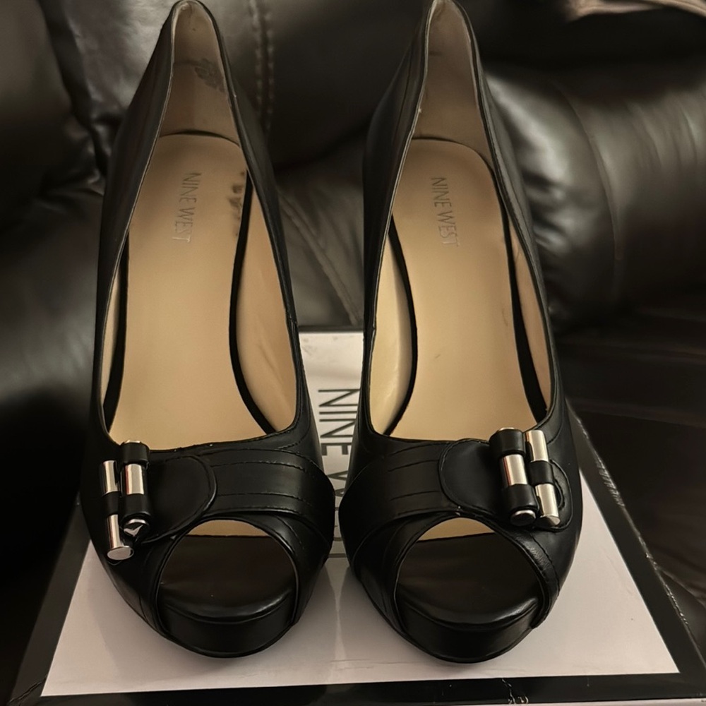Nine West Black Classic Heels